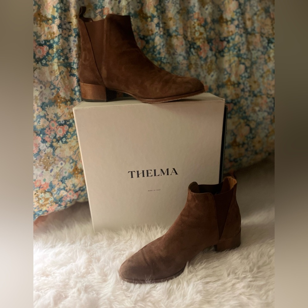 Thelma Ankle Boot - EU 41/US Women’s 10 - Brown